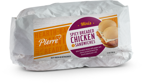 Pierre® SANDWICH MINI SPICY BREADED CHICKEN TWIN IW 10000003297