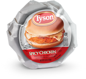 Tyson® SANDWICH CHICKEN SPICY H&S 5.6 OZ 10000038912
