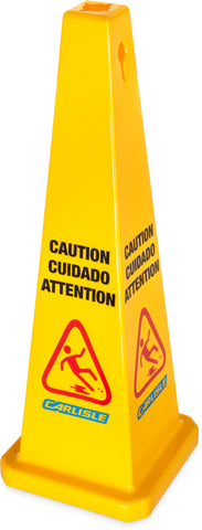 Carlisle CAUTION CONES & BARRIERS CAUTION CONE YELLOW 36