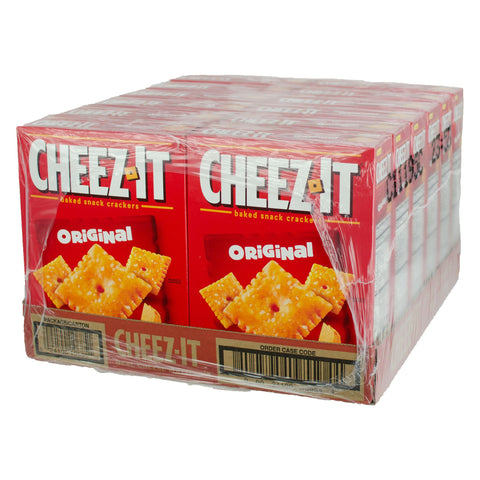 Sunshine Cheez It Grooves Original Crackers, 3.25 Ounce -- 12 per case.