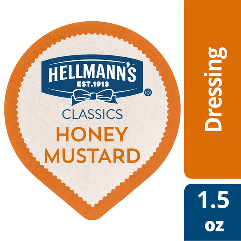 Hellmann's Classics Dip Cups Honey Mustard Dressing 1.5 oz-- 108 per case
