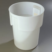 Carlisle CONTAINER BAIN MARIE PLASTIC WHITE 22 QT