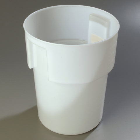 Carlisle CONTAINER BAIN MARIE PLASTIC WHITE 22 QT