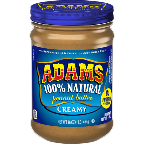 Adams PEANUT BUTTER CREAMY NATURAL