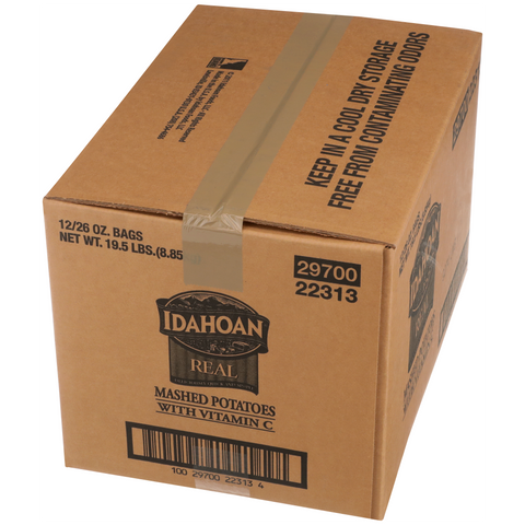 Idahoan Real Mashed Potatoes with Vitamin C, 26 Ounce -- 12 per case.