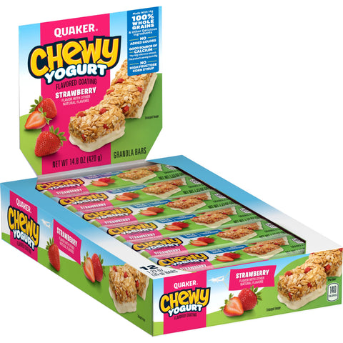 Quaker Chewy GRANOLA BAR YOGURT STRAWBERRY CHEWY