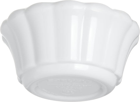 Carlisle RAMEKIN SCALLOPED MELAMINE WHITE 2 OZ