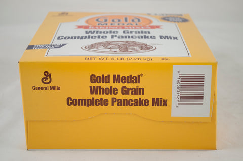 General Mills Gold Medal Whole Grain Complete Pancake Mix, 5 Pound -- 6 per case.