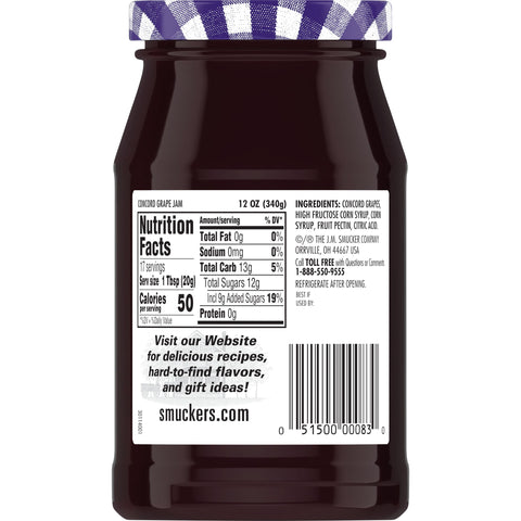 Smucker's® JAM GRAPE