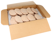 Veal Pattie Chopped Soy Added Oval Shape 4 Oz 5040
