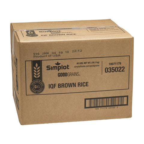 Simplot Good Grains™ RICE BROWN COOKED IQF