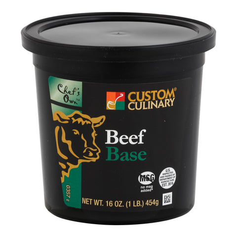 Custom Culinary® Select Beef Base, No MSG Added 12 x 1 lb.