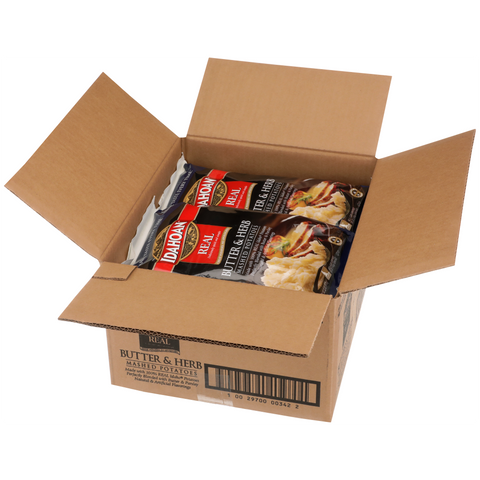 Idahoan Real Butter and Herb Mash Potatoes, 32 Ounce -- 8 per case.