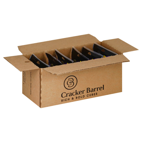 Cracker Barrel Cheddar Jack Snacking Cubes, 2 Ounce -- 6 per case.