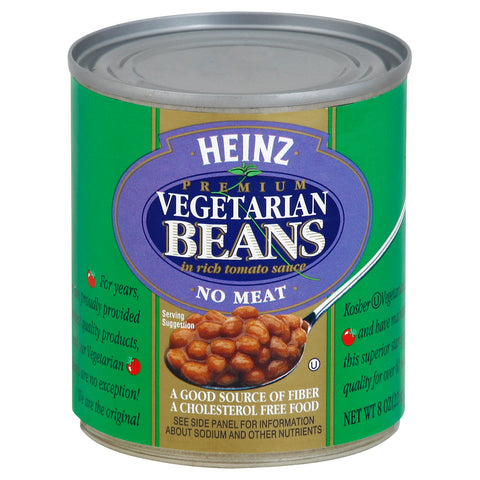 Heinz Vegetarian Beans, 8 Ounce -- 24 per case.