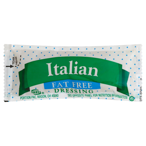 Portion Pac DRESSING ITALIAN FAT FREE SINGLE SERVE PACKET 78000368