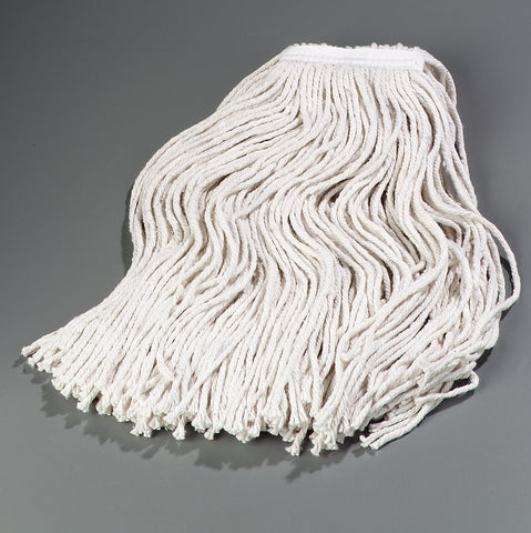 Flo-Pac® MOP HEAD #32 4 PLY CUT END WHITE