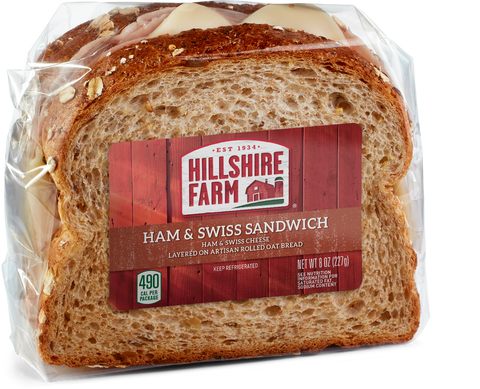 Sandwich Ham & Cheese Swiss Multigrain Iw 8 Oz
