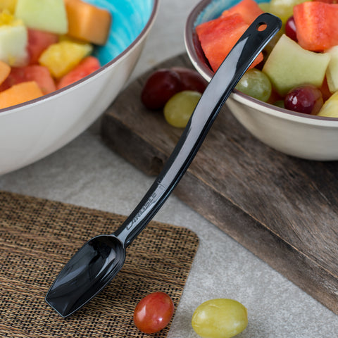 Spoon Serving Solid Plastic Black 10
