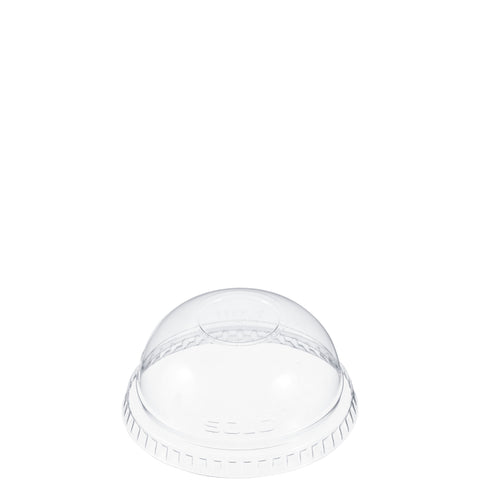 Solo® Ultra Clear™ LID DOME PLASTIC NO HOLE 7 OZ