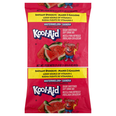 Kool-Aid DRINK MIX POWDERED WATERMELON F/ 2 GAL
