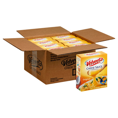 Velveeta Original Processed Cheese Sauce Pouch, 12 Ounce -- 8 per case.
