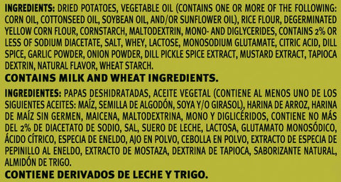 Chip Potato Crisp Scream Dill Pickle