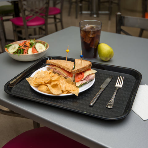 Tray Serving Cafe® Standard Black 14x18