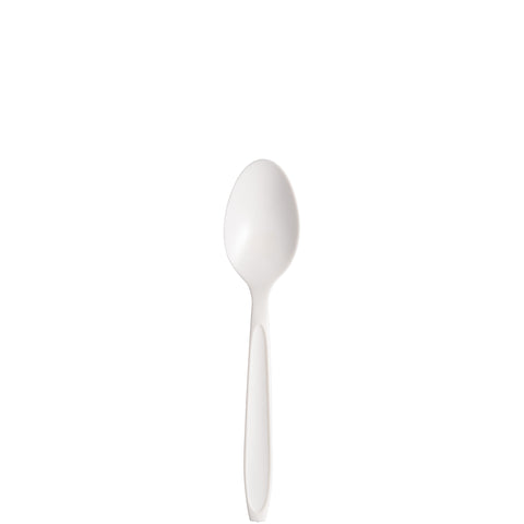 Spoon Plastic Medium Weight White Ps