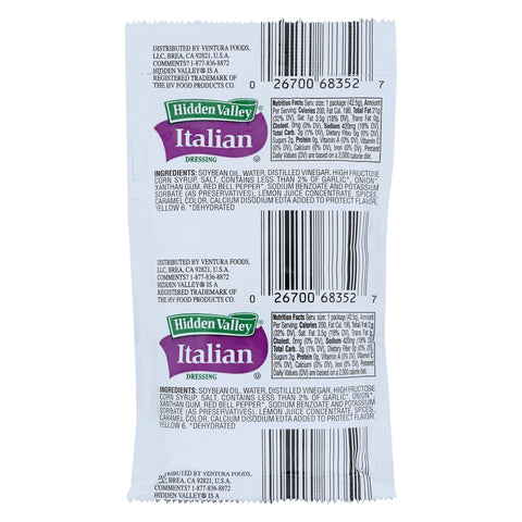 Dressing Italian Golden Single Serve Packet