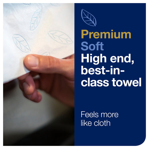 Tork Premium TOWEL ROLL NON PERFERATED WHITE 8