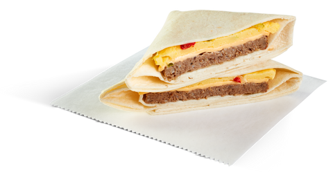 Hot 'n' Ready® SANDWICH SAUSAGE EGG & CHEESE PRODUCT SQUARE WRAP 5 OZ 10000055557
