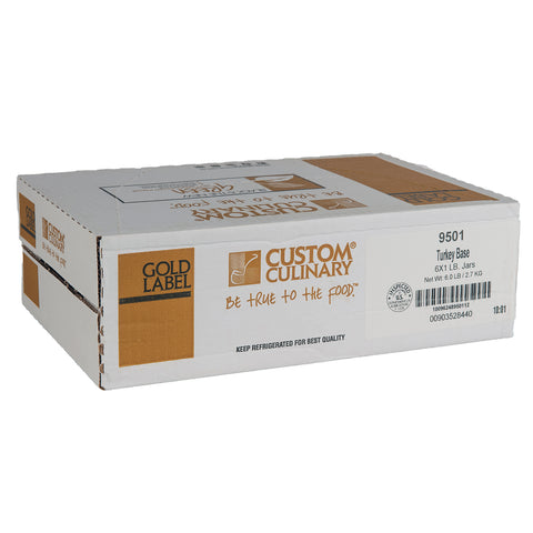 Custom Culinary® Turkey Base, No MSG Added 6 x 1 lb.