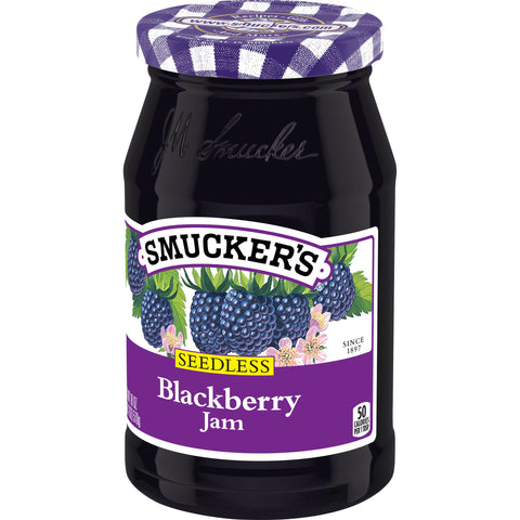 Smucker's® JAM BLACKBERRY SEEDLESS GLASS JAR