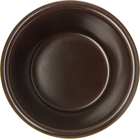 Carlisle RAMEKIN MELAMINE CHOCOLATE 4 OZ