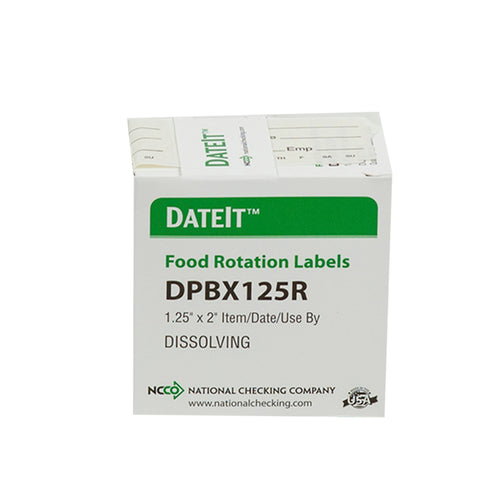 National Checking LABEL DISSOLV 1.25