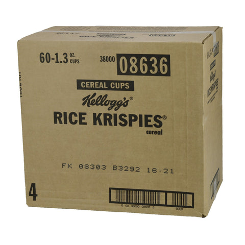 Kelloggs Toasted Rice Krispies Cereal, 1.3 Ounce -- 60 per case.