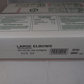 Pasta Macaroni Elbow Large