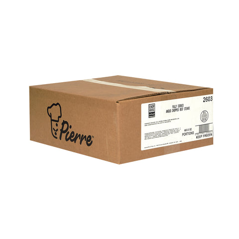 Advancepierre™ BEEF FLAMEBROILED ANGUS GOLD CHOPPED BEEF STEAK FC 10000002903
