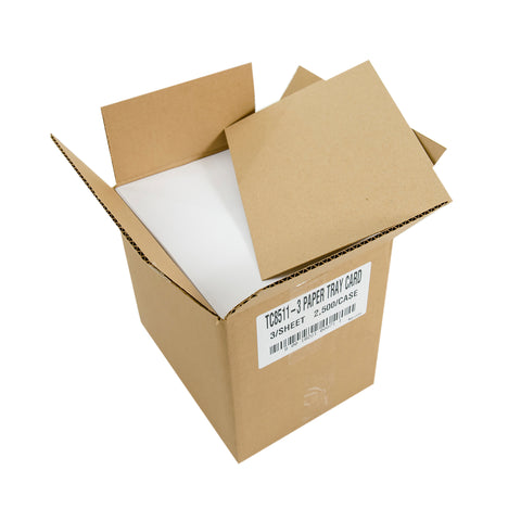 National Checking CARD TRAY 1 PLY WHITE 8.5X11 3 PER SHEET