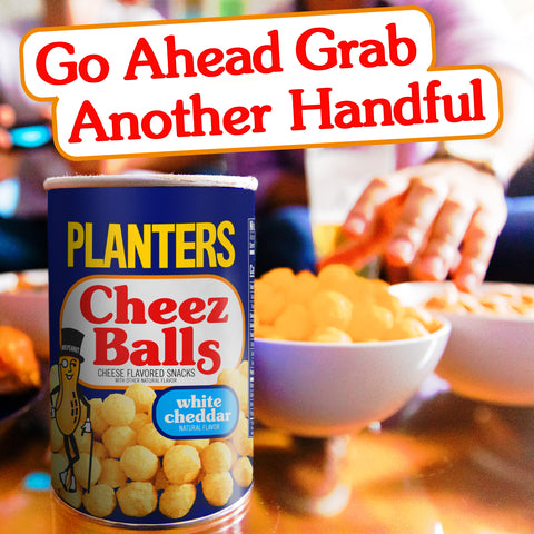 Snack Cheez Balls White Cheddar