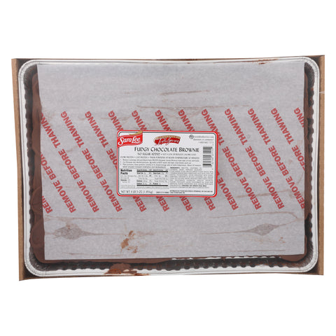 Sara Lee Wholesome Indulgence Fudgy Chocolate Brownie, 69 Ounce -- 4 per case.