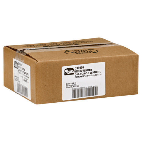 Heinz Mustard Packets, .2 Ounce -- 200 per case