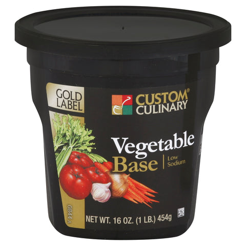 Custom Culinary Gold Label Vegetable Base, 1 Pound -- 6 per case.