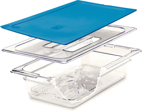 Carlisle PAN FOOD STORAGE CLEAR 2.5 DEEP