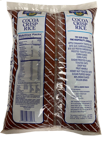 Hospitality CEREAL COCOA CRISP RICE BULK