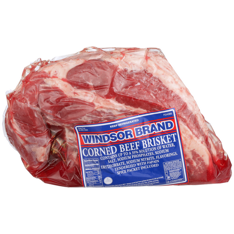 Mohawk CORNED BEEF BRISKET RUBBED SOLUTION ADDED 38% RAW REF UNSLICED