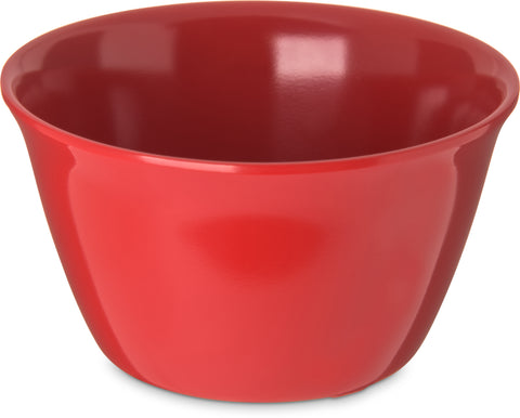 Carlisle BOWL BOUILLON CUP DALLAS WARE® MELAMINE RED 8 OZ