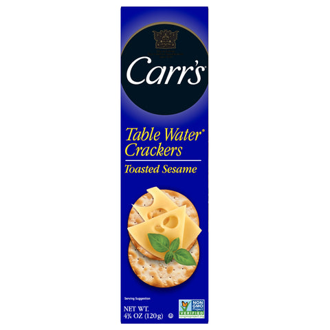 Carr's® CRACKER TABLE WATER® BAKED W/ TOASTED SESAME SEEDS
