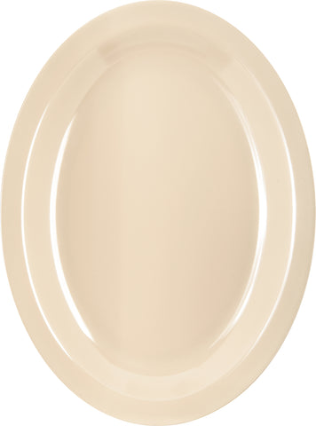 Platter Tray Oval Kingline™ Melamine Tan 12x9